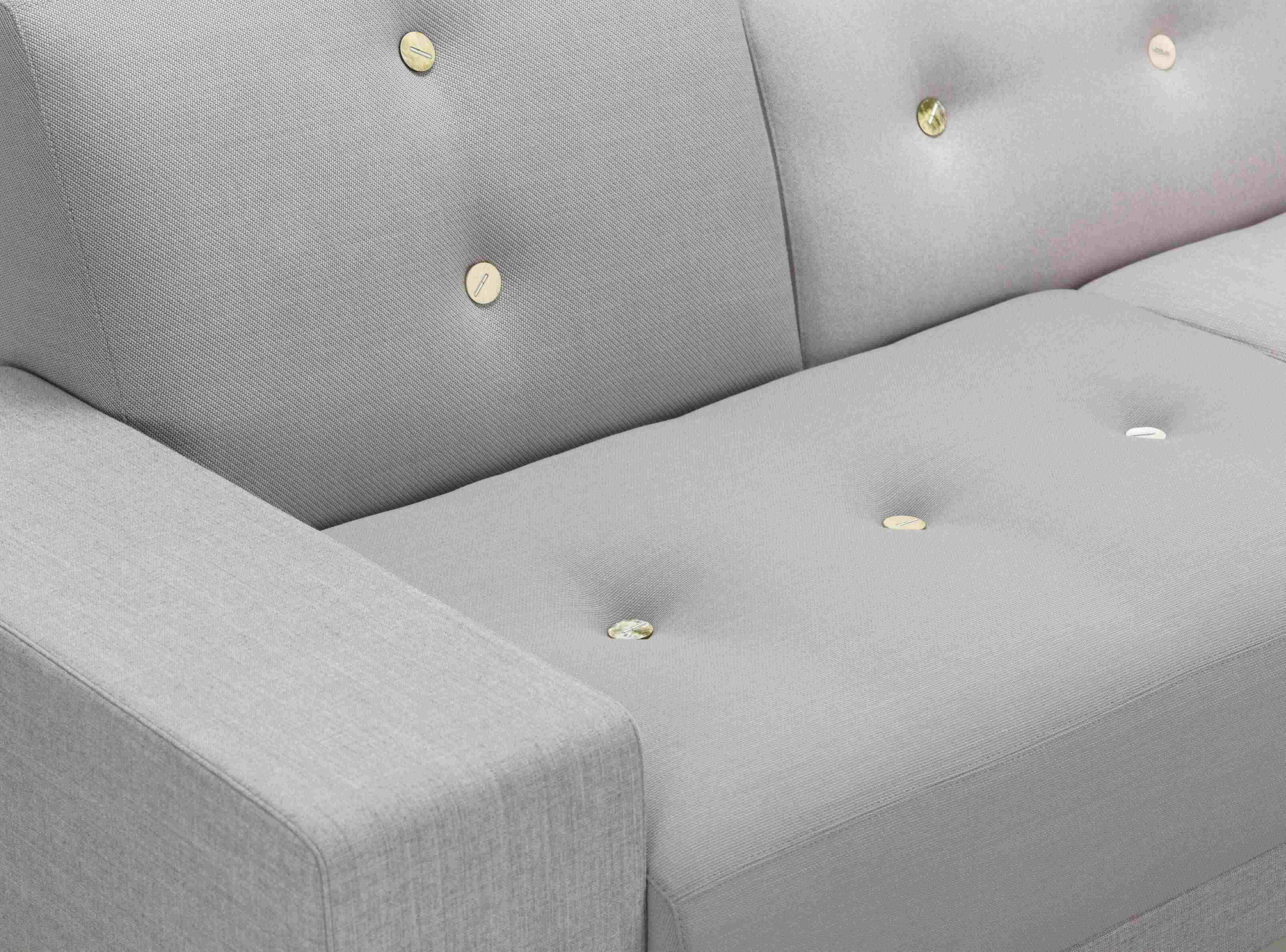 Compact - Canapé tissu gris - Vue supplémentaire 2